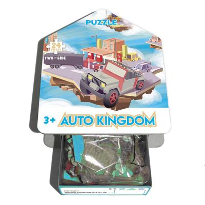 China Cheap Hot Selling Toys Cartoon Toy Korea 24 Pieces Mini Jigsaw Puzzles For Adults for sale