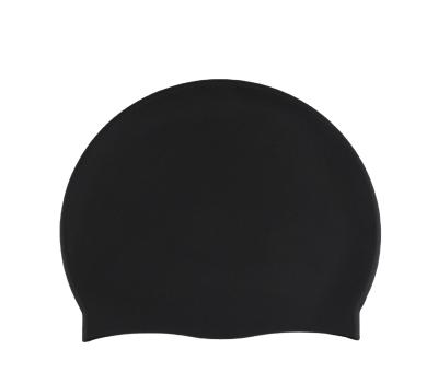 China Pure color swim cap cheap swim caps waterproof silicone unisex custom swim caps for sale