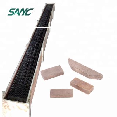 China 3.5T Frame Diamond Band Saw Blade Segment For Breton Marble Machine Regular for sale