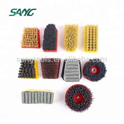 China Grinding Stones BLOOD Hight Quality Abrasive Tools Diamond Antiquing Brush Frankfurt Polishing Brush for sale