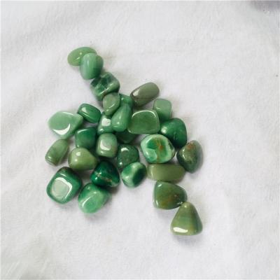 China China Green Aventurine Macadamia Crystal Therapy Tumbled Stones For Sale for sale