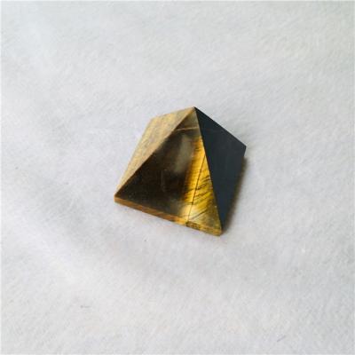 China China wholesale natural crystal stone tiger eye healing quartz crystal pyramid for sale