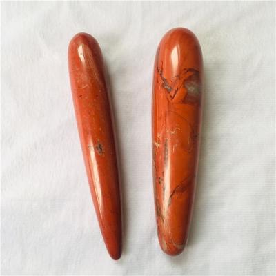 China China jasper crystal magic wand crystal quartz red yoni stone healing magic wands for sale