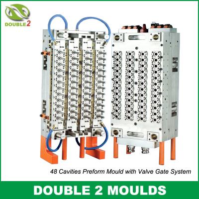 China 48 cavities preform mould with valve gate system for sale