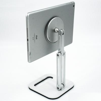 China 2023 Magnetic Foldable Portable Magnetic Stand Aluminum Alloy Tablet Phone Holder For Ipad for sale