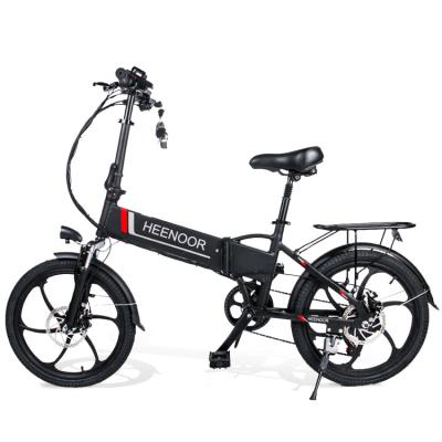 China Aluminum Alloy EU US CA Warehouse Dropship Door To Door Small Wheel 20Inch Folding Bicycle Ebike for sale