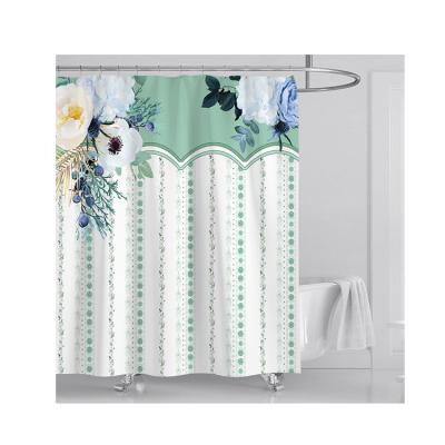 China Factory Direct Sustainable Space Expanding Commercial Create Design Shower Curtain for sale