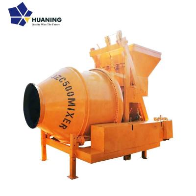 China Worksite ; roads; bridge; small & new designed medium concrete plant automatic drum 500L jzc500 concrete mixer machine for sale for sale