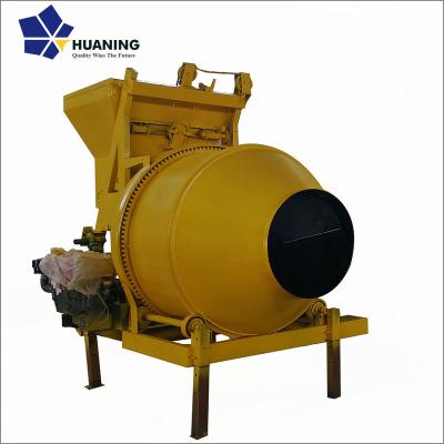 China Building Material Shops JZC 500 Mixer Cement Single Power Diesel Strong Engine With Water Pump for sale