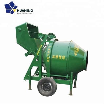 China Building Material Shops 350 Liter Drum Cheap Concrete Mixer For Sale / Self Loading Concrete Mixer Machine for sale