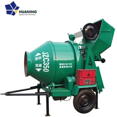 China Building material shops super quality china manufacture jzc350 1 yard concrete mixer for sale with lifting ladder for sale