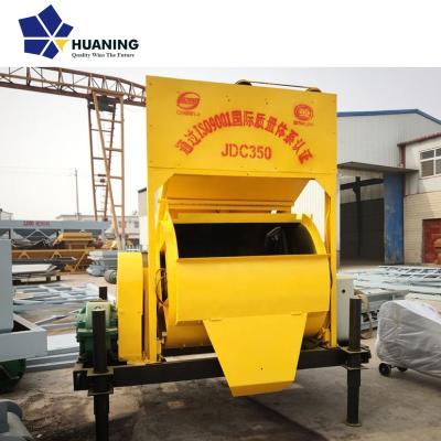 China Building Material Shops Mobile Type Single Shaft Concrete Mixer With 350L Capacity for sale