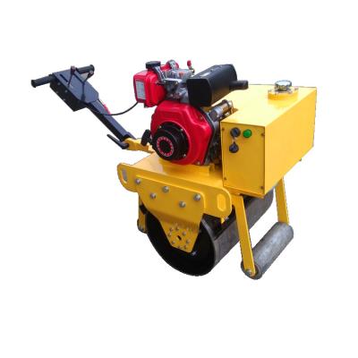 China YL600-A Compact Outdoor Walking Type Steel Single Wheel Drum Road Roller for sale