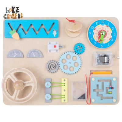 China Locks And Latches Activity Board Montessori Car Busy Board Multi Core Skills Gifts for sale