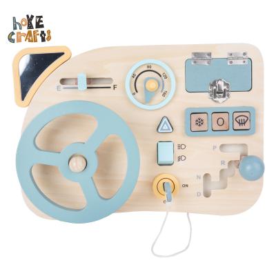 China Multi Sensory Boards Learn To Drive Busy Toys Montessori Car Board for sale