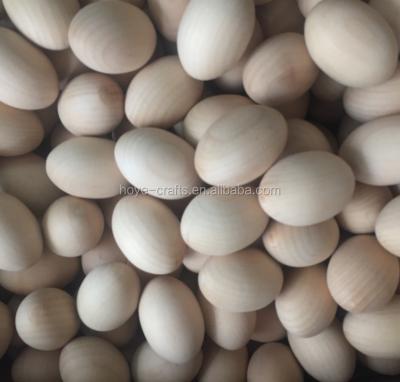 China China Unpainted Wooden Eggs - For Easter, Crafts and More Unfinished Wooden Eggs for sale