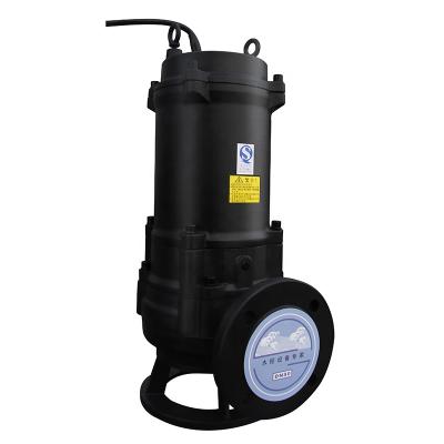 China WQ Small No-Clogged Flow Basement Dirty Sewage Pump Water Pump Submersible Dirty Sewage Pump for sale