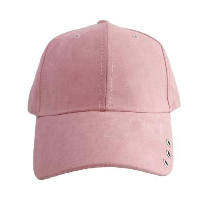 China Custom Wholesale JOINT 6 Panel Suede Gorro Classic Blank Baseball Cap for sale