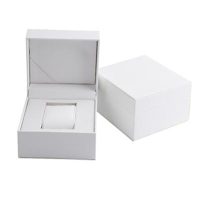 China Luxury watch box Factory Low MOQ in Stock Men's Luxury Leather Watch box packaging Storage Box  for watch for sale