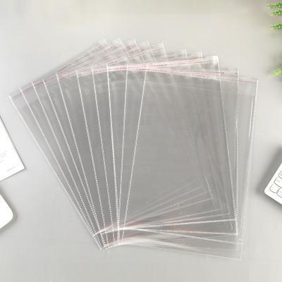 China China Manufacturers Wholesale Plastic Transparent Self-adhesive Sealing Bag Moisture Proof OPP Self Sealing Bag Custom for sale