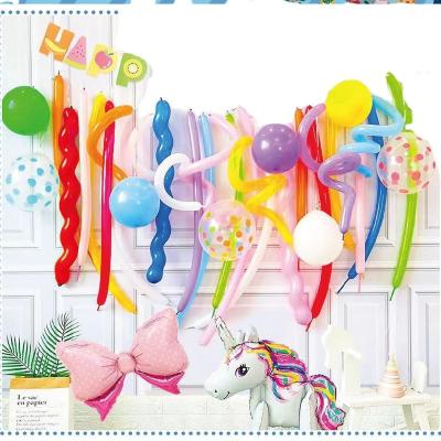 China Beautiful Colorful Latex Chrome Balloons Birthday Inflatable Balloons for sale