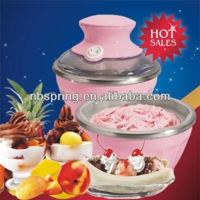 China Household red ice cream maker for sale