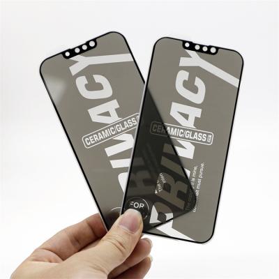 China Matte Privacy Film Anti Spy Ceramic Screen Protector Nano Ceramic Supplier Professional Anti Privacy Screen Protector for Iphone 11 12 13 pro max for sale