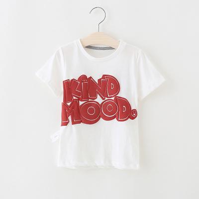 China Wholesale Boy 100%cotton Kids Short Sleeve JULU Round Neck Shirt Kids T-Shirt With Short Sleeves T-Shirt for sale