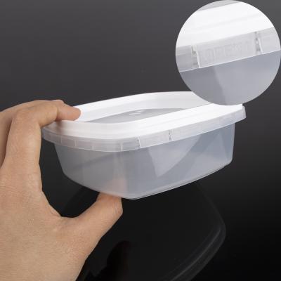 China Disposable Transparent Disposable Clear Plastic Food Container Food Packaging Box for sale