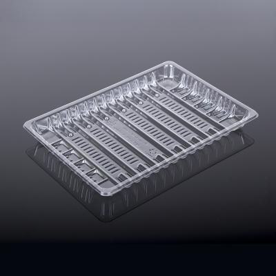 China Recyclable Custom Plastic Food Packaging Fresh Meat Pet Food Customize Tray for sale