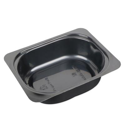 China Recyclable Disposable Plastic Oven Tray Food Container Containers Microwave Blister Accept for sale