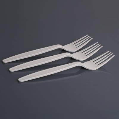 China PLA Cornstarch Disposable Knife Fork High Temperature Resistant Biodegradable Biodegradable Plastic Tableware and Spoon Tableware for sale