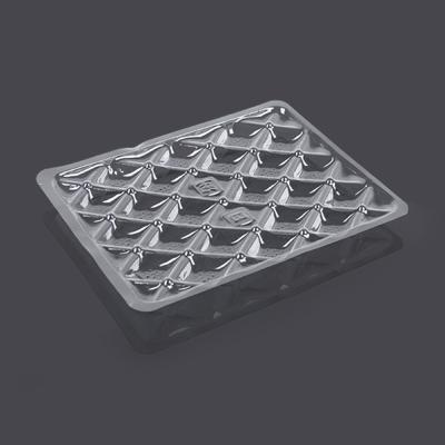 China Food Grade Recyclable Plastic Blister Insert Disposable Fruit Drip Tray for sale