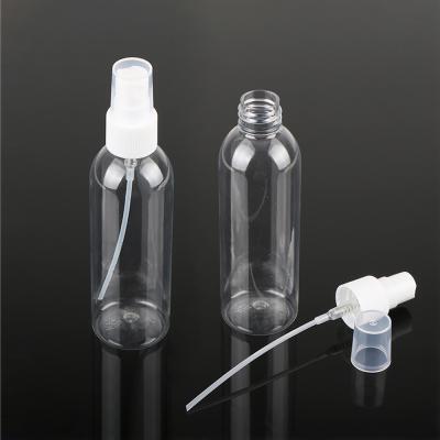 China Recyclable Custom Round PET Logo Atomizer Empty Spray Bottle 100ml for sale