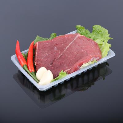 China Disposable Frozen Disposable Clear PP Food Plastic Container Food Packaging Tray for sale