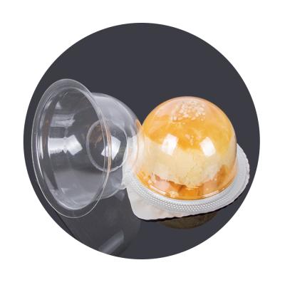 China Disposable Clear Blister Plastic Food and Cake Packaging Box for sale