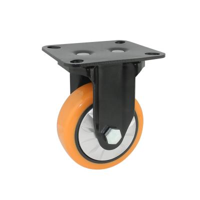 China PIVOT Customizable Directional 3inch Universal Industrial Caster And 4 Inch PU Wheels With Double Bearing for sale