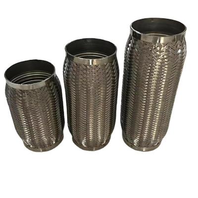 China High Quality Stainless Steel Exhaust Corrugated Hose Braided Exhaust Hose with Wire Mesh and Coupling Corrugated Hose for sale