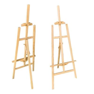 China Morden 150cm Pine Wood Floor Display Easel for Painting, Display for sale