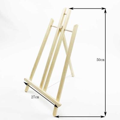 China Acrylic Wooden Table Top Easel Small Oil Painting T30cm Easel for sale