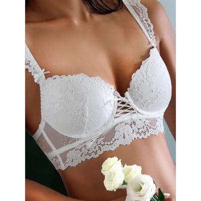 China A-D Cup Breathable Push Up Thin Sexy Lace Elegant Women Comfortable Adjustable Bra for sale