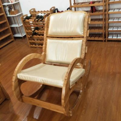 China Modular High Quality Cheap Price Living Room Balcony Single Sofa Chair Used Bamboo Rocking Chairs Wholesale for sale