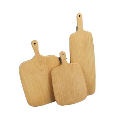 China Viable Wholesale Cutting Boards Natural Color Beech Wood Cheese Board for sale