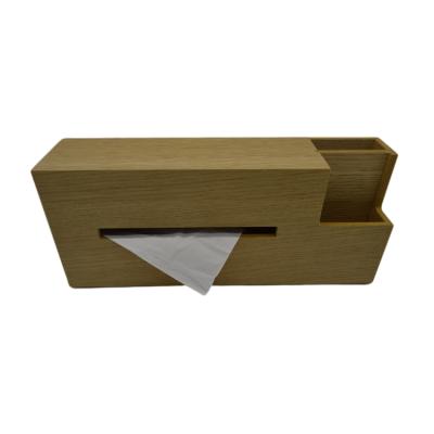 China Luxury Wholesale High Quality Premium Morden Walnut Tissue Box for sale