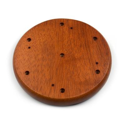 China Modern Custom Solid Wooden Parts Wooden Discs Can Be Drilled for sale