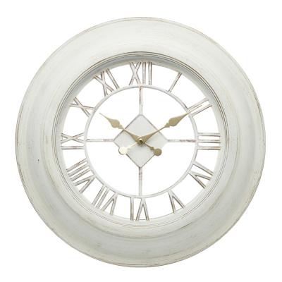 China Roman Numerals Porcelain Clock Vintage Plastic Wall Clock Antique Style Best Quality for sale