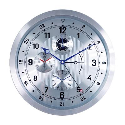 China BRIEF Modern Design Watch Aluminum Wall Clock For Home Decor for sale