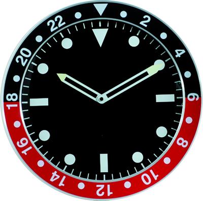 China 14 Inch Creative Customization Metal Watch Modern Decorative Men Synchronize Gift Clock for sale