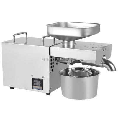 China food & Beverage factory stainless steel household oil press machine commercial wholesale oil presser for sale