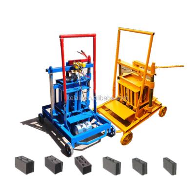 China Building Material Shops Hollow Concrete Block Making Machine Price for sale